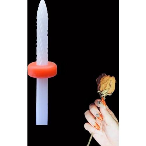 White Ceramic Nail Drill Bit - Under Nail Cleaner Bit -F