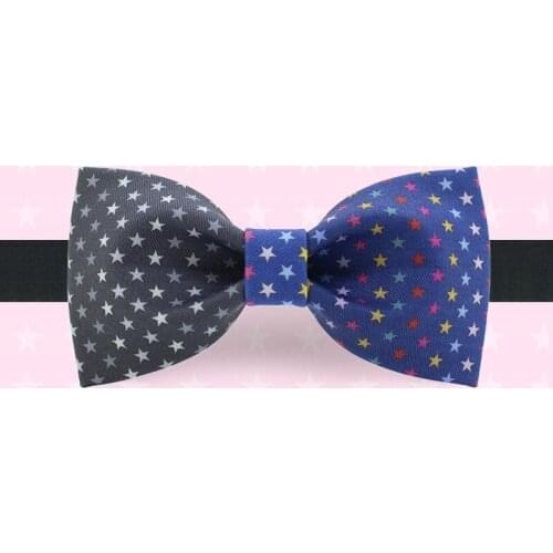 Free shipping 2019 new fashion mens male Original handmade printed bow tie banquet party groom dress wedding Countless stars