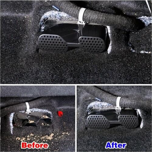 For Mazda CX-5 CX5 2013-2019 Under Seat Floor AC Heat Air Conditioner Vent Outlet Grille Protective Cover Car Styling Trim
