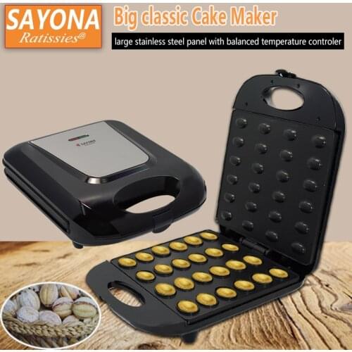 Large Size 1400W Home Nut Machine Nut Machine Frying Pan Machine Cake Machine Sandwich Machine Baking Machine