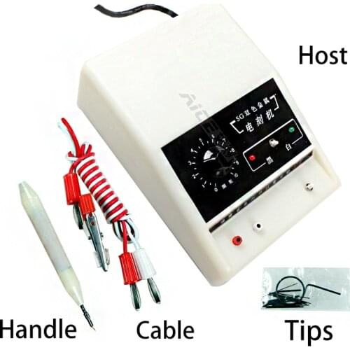 Two-color metal electric spark engraving pen SG-1 mold tool stainless steel electric engraving pen manual marking electric engra
