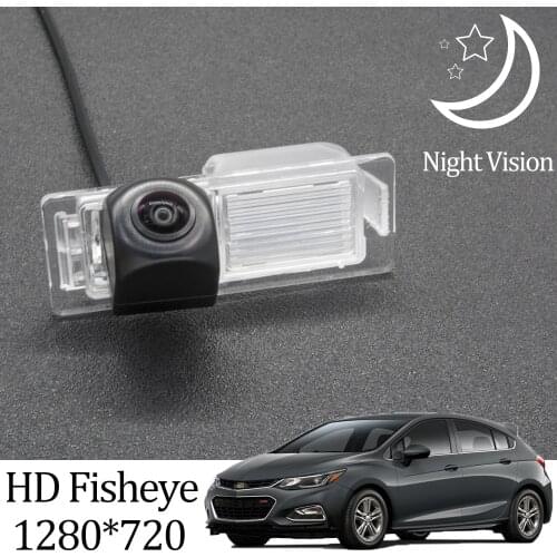 Owtosin HD 1280*720 Fisheye Rear View Camera For Chevrolet Cruze Hatchback/station wagon Car Vehicle Reverse Parking Accessories