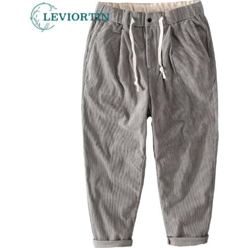 Мужские вельветовые брюки Leviortin China At AliExpress