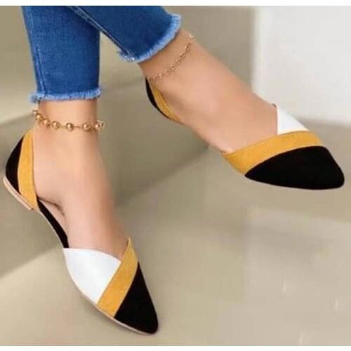 2021 new arrival womens shoes beauty and fashion summer shoes flat ballerina comfortable casual womens shoes color vintage