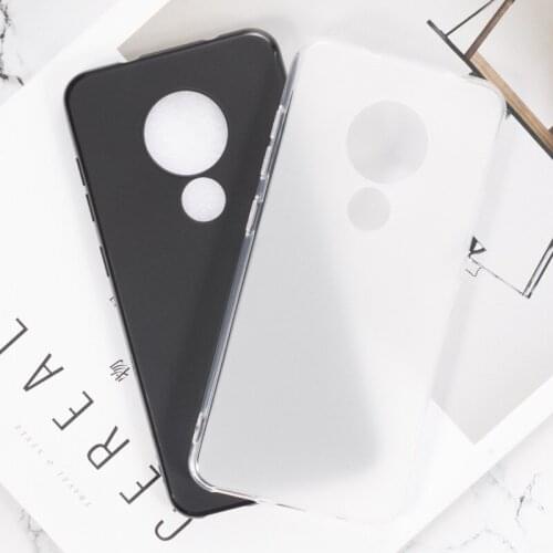 For Nokia 7.2 Case Silicon Cover Soft TPU Matte Pudding Black Phone Protector Shell For Nokia 6.2 Back Capa Coque 6.3 inch