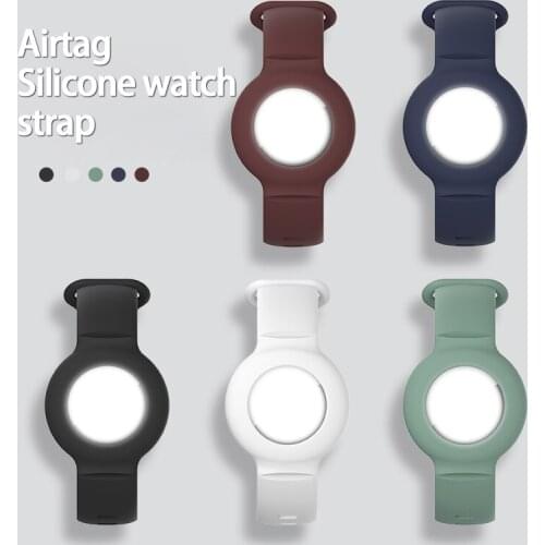 New Bracelet Strap For AirTag Anti-Lost Silicone Case Protective Cover Design For Apple Airtag Tracking Locator Kids Wristband