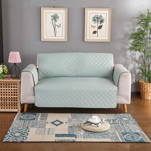 Quilted Sofa Covers Couch Slipcovers Washable Chair Loveseat Sofa Covers with Elastic Strap Furniture Protector for Pets,Kids