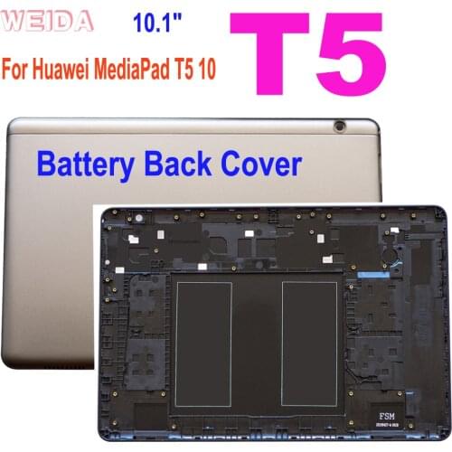 10.1" Back Battery Cover For Huawei MediaPad T5 10 AGS2-L09 AGS2-W09 AGS2-L03 AGS2-W19 Rear Housing Case Back Cover Case Replace