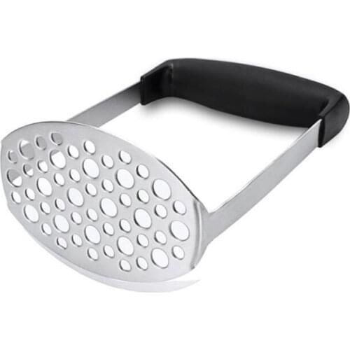 40pcs Potato Masher Stainless Steel Smooth Mashed Potatoes Sweet Potato Making Tools Fruit Vegetable Kitchen Tool