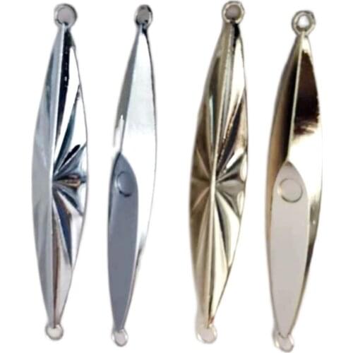5PCS Deep Sea Fishing Electroplating Jigging Slow Jig Sinking Lure Jigbait Spoon Baits 40g60g80g100g150g200g300g