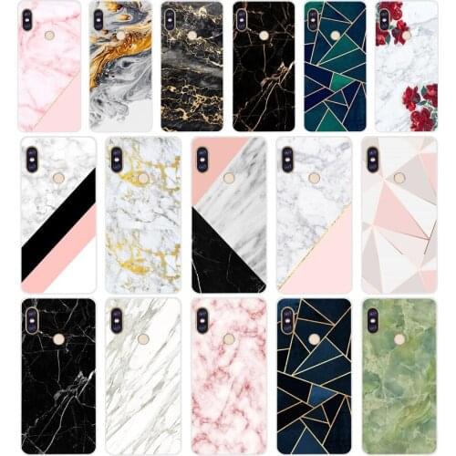 87SD marble green stone Soft Silicone Tpu Cover phone Case for xiaomi redmi 5A 5Plus note 5 5A Pro mi 6