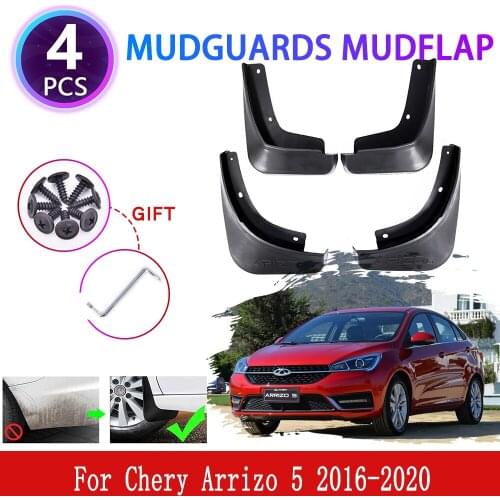 4x for Chery Arrizo 5 2016 2017 2018 2019 2020 Mudguards Mudflaps Fender Mud Flap Splash Mud Guards Protect Cover Accessories