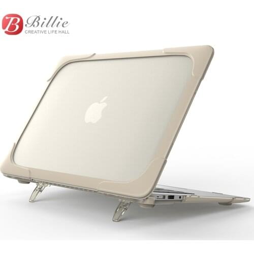 2020New Laptop Case with Foldable Stand For Apple Macbook Air 13 Inch ,Case Shockproof Touch Bar A1369 A1466 Cover