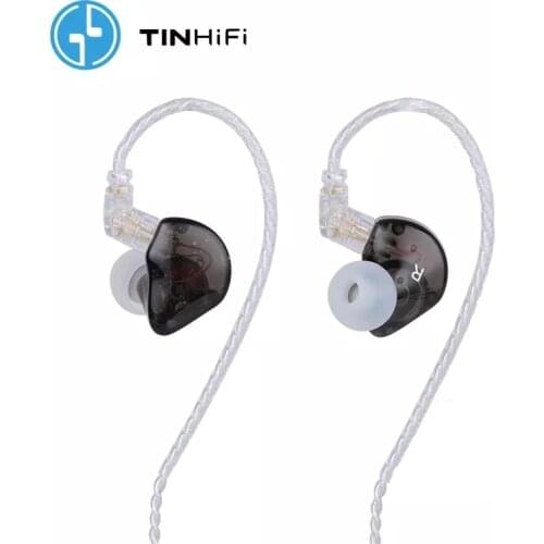 TIN HIFI T1 PLUS 10mm Beryllium Diaphragm Dynamic Driver in-Ear Earphone Sports With 2Pin Cable TinT4 vs Bluedio xiaomi tripowin