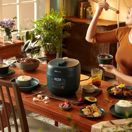 Bear 220V Electric Pressure Cooker Household 2L Smart Mini Pressure Cooker Rice Cooker Rice Cooker Electric Multicooker