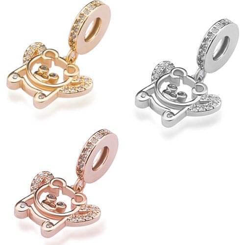 Cute Pig Fashion Animal Jewelry Accessories Decorative Bracelet Anklet Necklace DIY Handmade Custom Gift