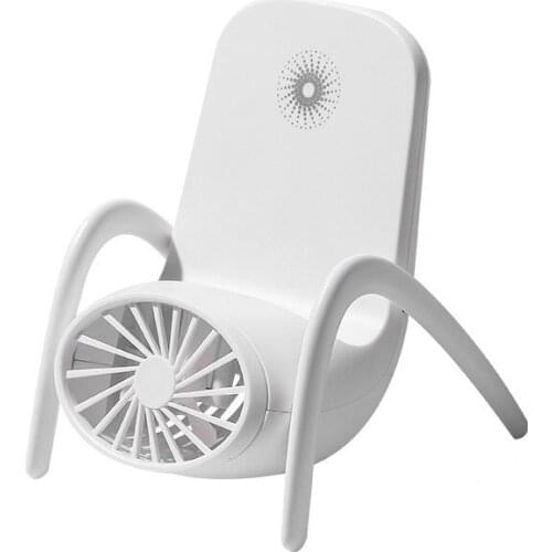 Mobile Phone Bracket Fans Fan Handheld Quiet Mini Fan for Car Office Dormitory