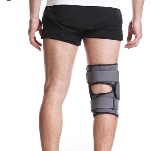 1 pcs Knee Patella Removable Folding Protector Brace Silicone Knee Pad Running Compression Knee Sleeve Support Sports Kneepads