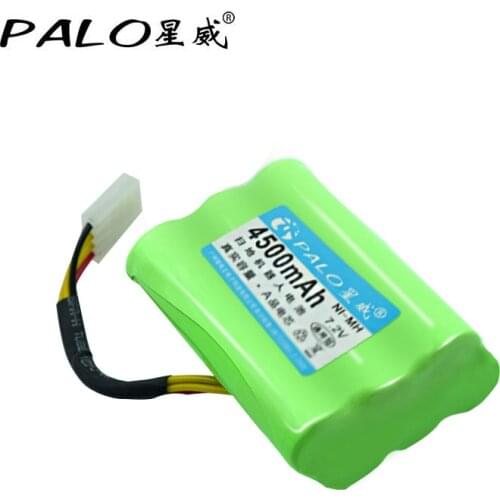 PALO 2pcs 7.2V 4.5Ah NI-Mh Battery for Neato Battery xv XV-21 XV-11 XV-14 XV-15 XV-12 XV-25 Signature XV Pro with Imported Cell