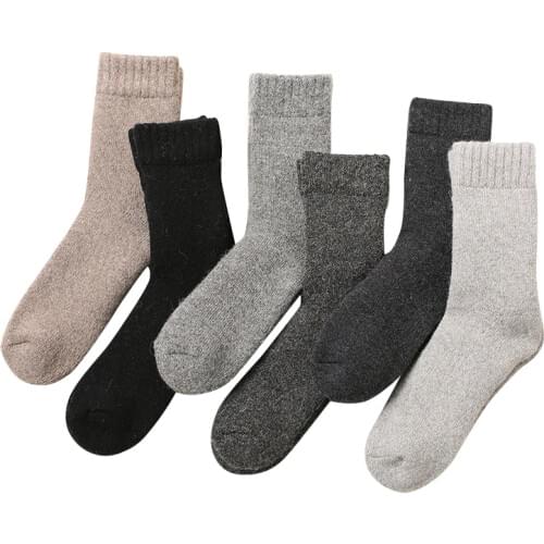 Autumn Winter Wool Man Mens Thick Thickened Nature Hike Deportes Wool-for-felting Dolce Gusto Meias De Ciclismo Socks Futbol