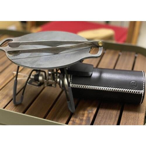 Portable barbecue grill iron baking pan frying pan outdoor camping oven teppanyaki 039-10