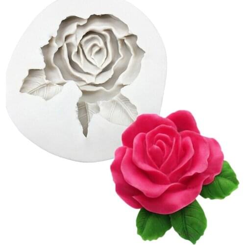 Rose Peony Silicone Cake Baking Mold Sugarcraft Chocolate Cupcake Fondant Cake Decorating Tools