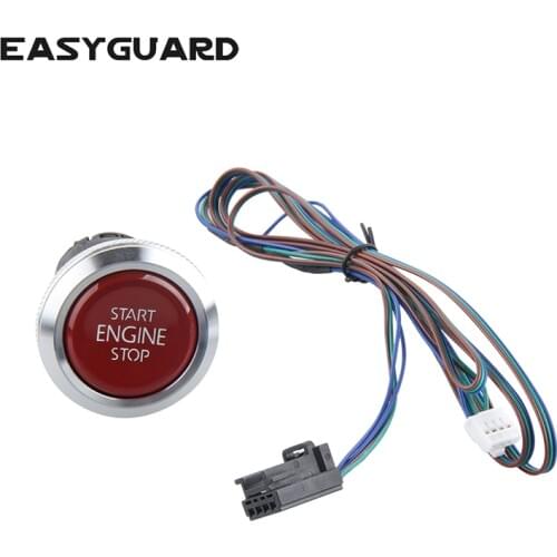 EASYGUARD Replacement push engine start stop button for ec002 es002 ec008 series P4 style