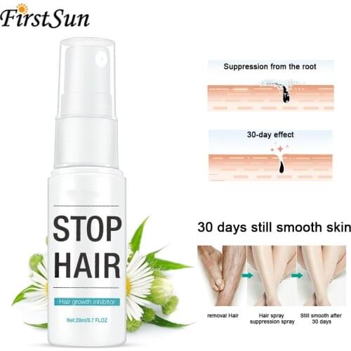 Hair Removal Sprays Inhibitor Hair Growth Serum Prevents Hair Growth Removal Repair Mild Nourish Pores Shrink 20ml TSLM2