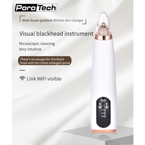 Blackhead Remover Face Deep Nose Cleaner Wifi Beauty Clean Skin Tool Blackhead Black Dot Remover Pore Cleaner 3levels Sucking
