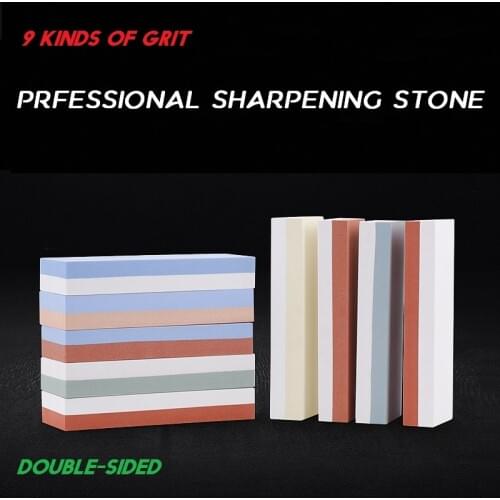 2-in-1 240 600 1000 3000 Grit Knife Sharpener Whetstone Sharpening Stones Grinding Stone System Water Stone Honing Kitchen Tool
