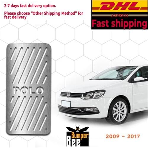 VW Polo 2009 2010 2011 2012 2013 2014 2015 2016 2017 Car Accessories ABS Chrome Foot Rest Pedal Body Molding Moulding Trim