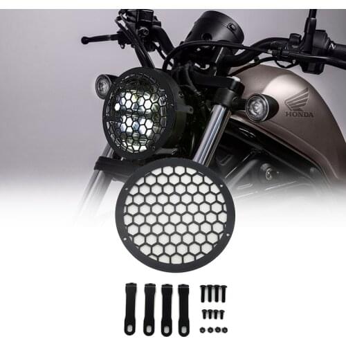 Motorcycle Head Lamp Glass Covers For HONDA REBEL500 CM500 CMX500 2017 2018 2019 2020 Headlight Grill Protector Guard CM 500 CMX