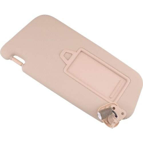 Beige Car Left Side Beige Sun Visor Makeup Mirror 85220-0W110-J9 Fit for Hyundai Accent 2006 2007 2008 2009 2010