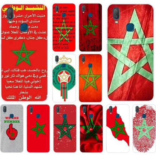 225FG Morocco Flag gift Soft Silicone Tpu Cover phone Case for VIVO Y3 Y11 Y12 Y15 Y17 Neo Pro Case