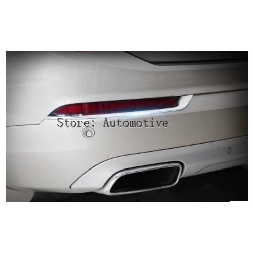 ABS Chrome Rear Tail Fog Light Lamp Cover Trim 2pcs For VOLVO XC90 2016 2017