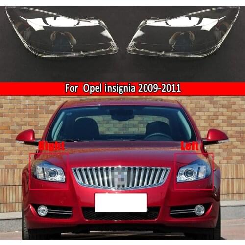 Car Headlight Lens For Opel Insignia 2009 2010 2011 Car Headlamp Lens Auto Shell Cover Bright Lamp Shade Transparent Caps