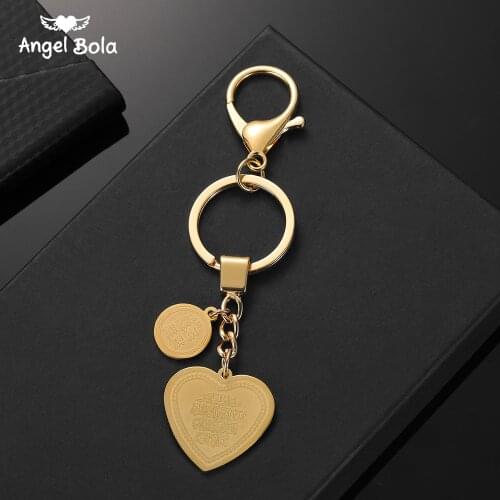 Arabic Ayat Al Kursi Prayer Holy Quran Verse Quranic Pendant Key Chains Stainless Steel Islam Muslim Key Ring Koran Jewelry