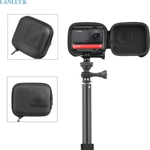 Mini Camera Case Portable Protective Case Storage Bag for Insta 360 ONE R 4K Edition Action Camera Accessories