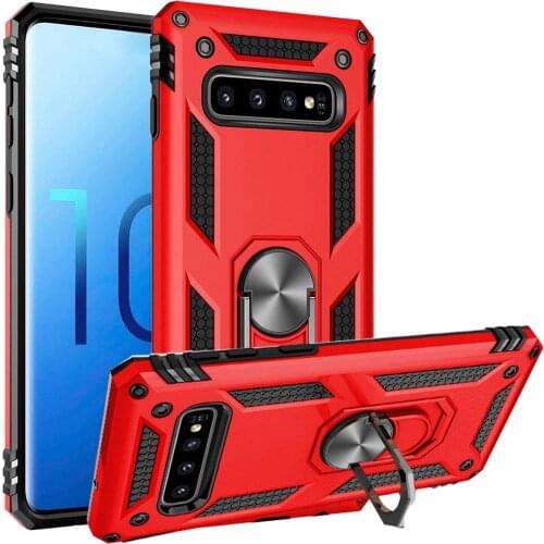 For Samsung S10 Plus Case for Phone Samsung S10e S 10+ 10e Case Armor Rugged Military Shock Proof Car Holder Magnet Case Cover