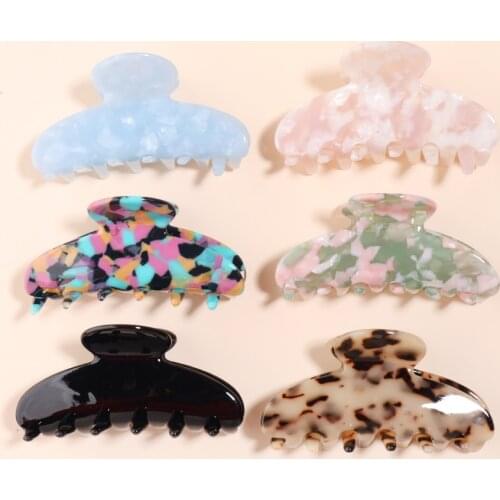 Mi Dairy Brand Hair Accessories Gold Metal Claw China Factory Direct Sale Acetate Tortoise Shell Hair Accessories For Women Girl