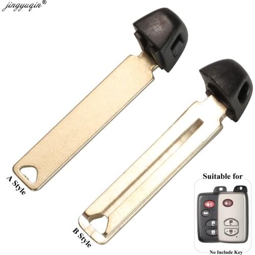 Jingyuqin Emergency Smart Prox Remote Key Fob Uncut Blade Blank Insert Replacement For Toyota Camry Corolla Highlander Prius