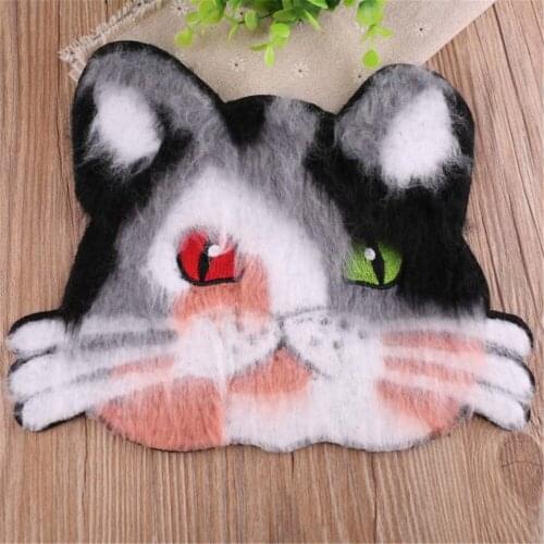 Maxsin 1Pcs High Quality Embroidery Cartoon Animal Patch Cute Plush Small Cat Sticker Clothes Accessories DIY Decal Decorative