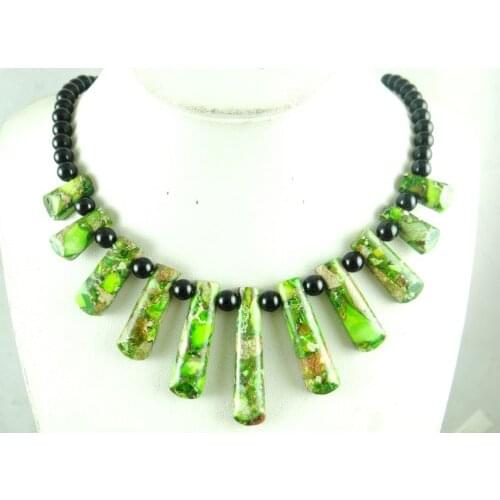 Natural stone Turquoises Quartz Crystal Opal tiger eye Dark green Sea SEDIMENT Stone Pendant for diy Jewelry making necklace A2