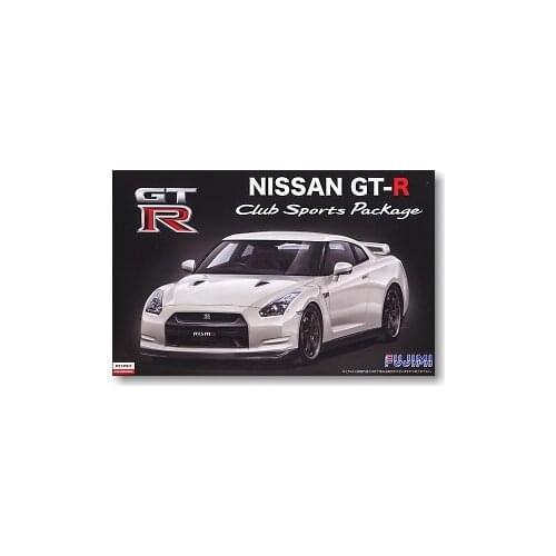 Fujimi Plastic Assembly Car Model 1/24 Scale Nissan GT-R(R35) Club Sports Adult Collection DIY Assembly Kit 03799