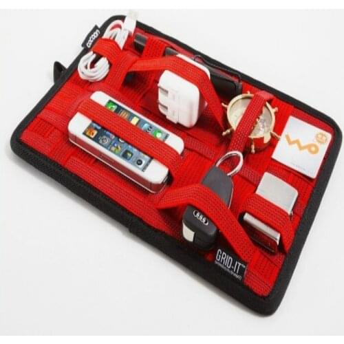 Flat bag computer bag mobile hard disk, mobile power line bag multifunction SD card data storage bag