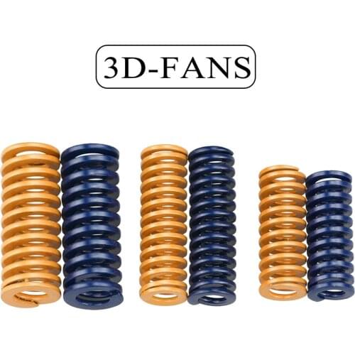 3D Printer Parts Spring For hotbed CR-10 Heated bed MK3 Imported Length 20/ 25mm OD 8 /10mm For 3D Printer