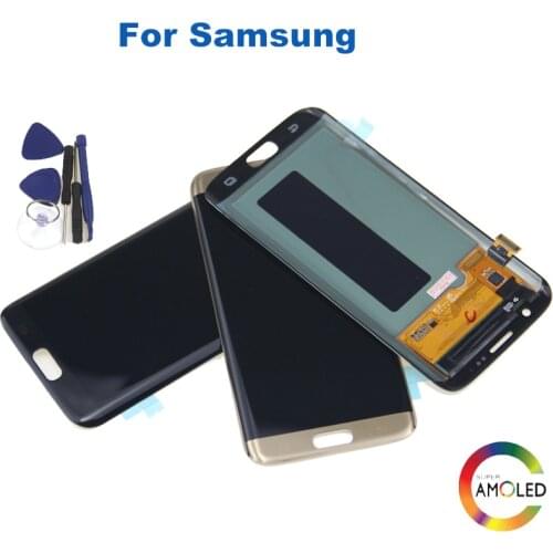 Sm-g935f lcd For Samsung Galaxy S7 Edge G935F LCD Screen Digitizer Assembly Replacement