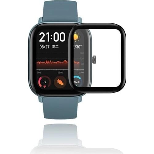 Screen Protection Film 3D Curved Full Edge Coverage Soft Film Cover For Huami Amazfit GTS BIP U / S GTS 2 2e mini Smart Watch