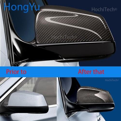 For BMW 6 Series E63 LCI 2008 2009 2010 100% Real Carbon Fiber Rear View Mirror Cover Side Mirror Caps car styling