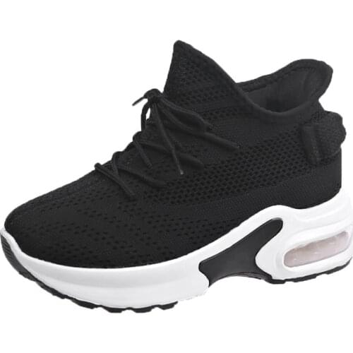 Fashion Shoes Women Mesh Flat Shoes Sneakers Platform Shoes Women Loafers Breathable Air Mesh Swing Wedges Shoe Breathable Flats